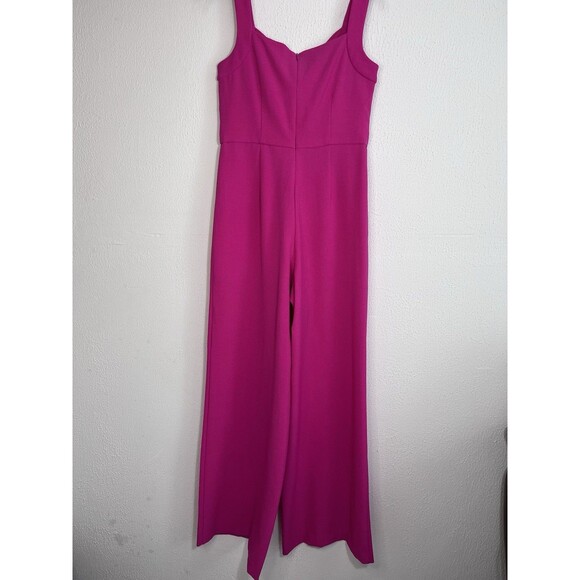 Julia Jordan Pink Bow Jumpsuit Size 6 - Picture 3 of 7